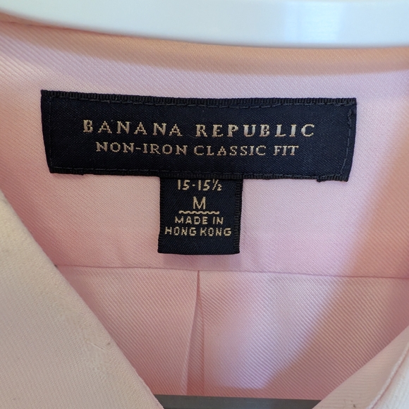 Banana Republic Pink Dress Shirt Long Sleeve - Picture 2 of 3